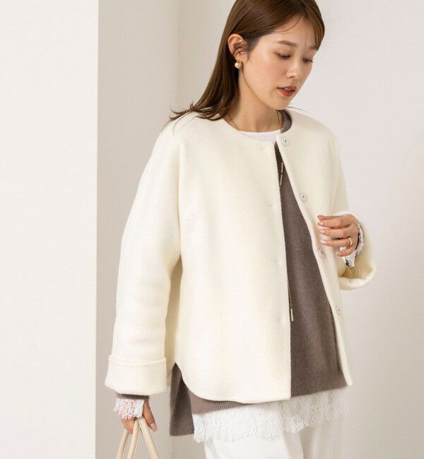 NOLLEY'S「エアーダブルジロンショートコート」|ダッフルコート|