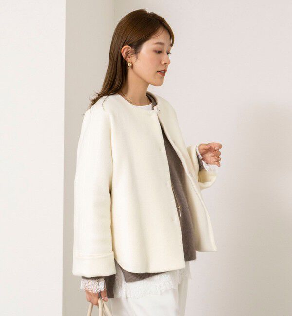 NOLLEY'S「エアーダブルジロンショートコート」|ダッフルコート|