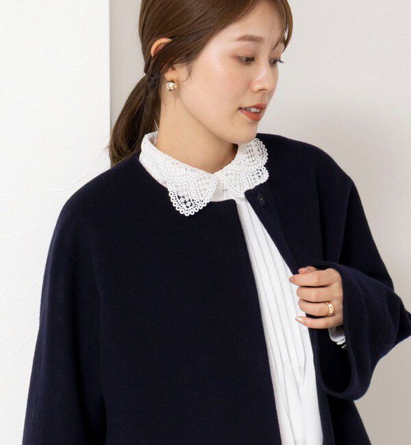 NOLLEY'S「エアーダブルジロンショートコート」|ダッフルコート|