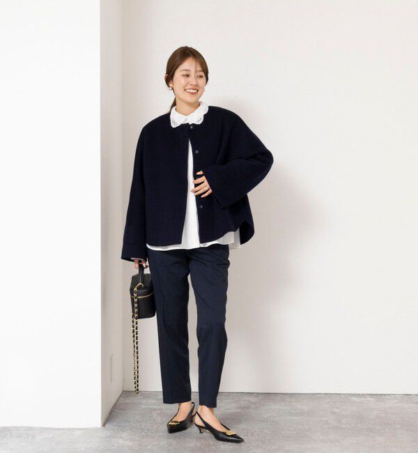 NOLLEY'S「エアーダブルジロンショートコート」|ダッフルコート|