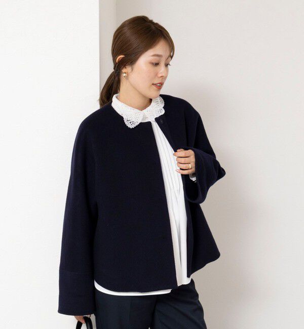 NOLLEY'S「エアーダブルジロンショートコート」|ダッフルコート|