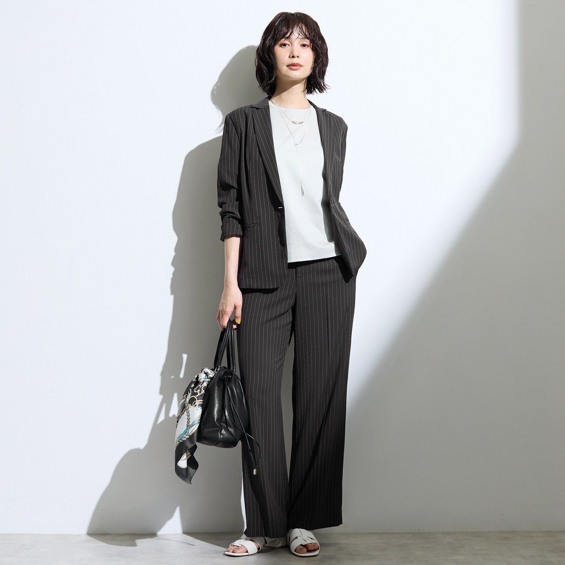 INDIVI「【初秋/UVケア/着る日傘】 テーラードジャケット」|テーラードジャケット|