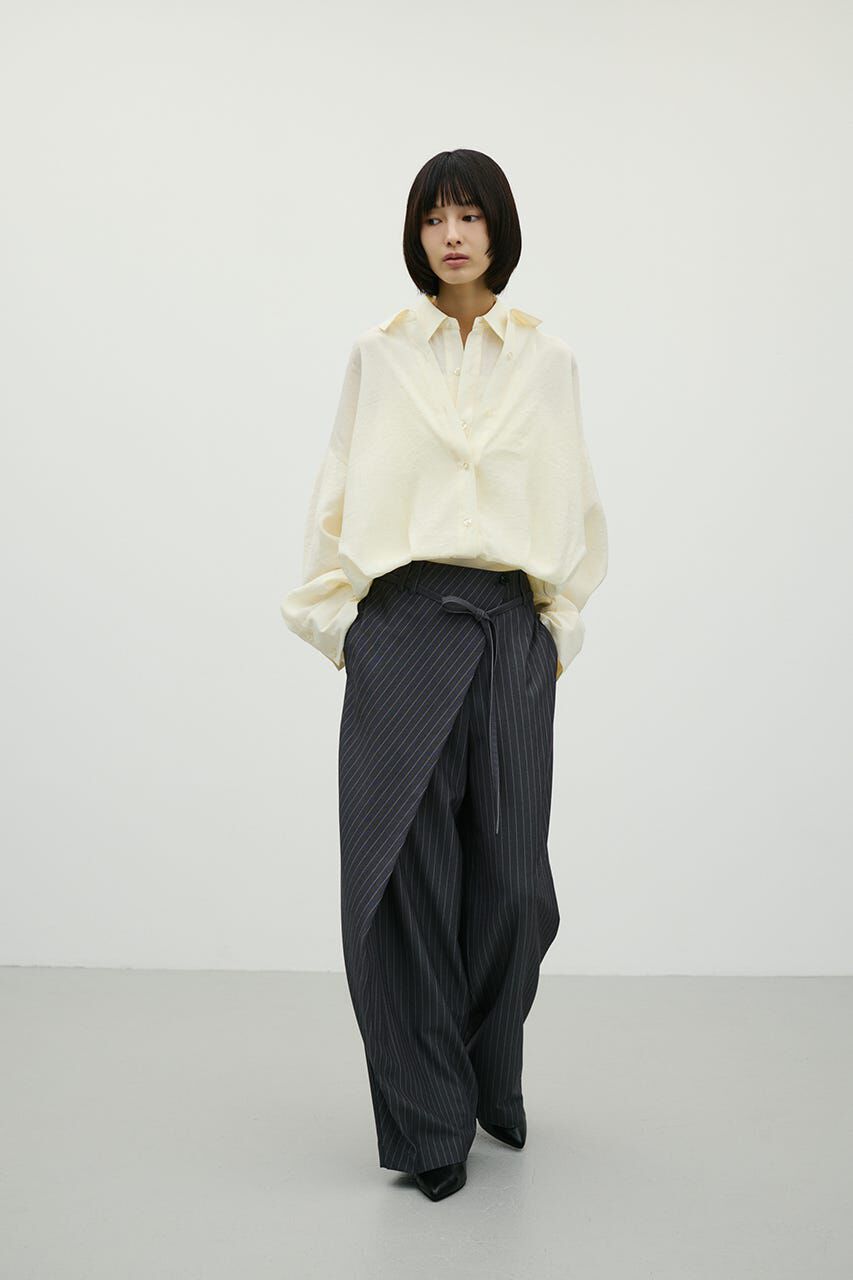 STYLEMIXER「ベルト付きストライプラップパンツ」|その他|