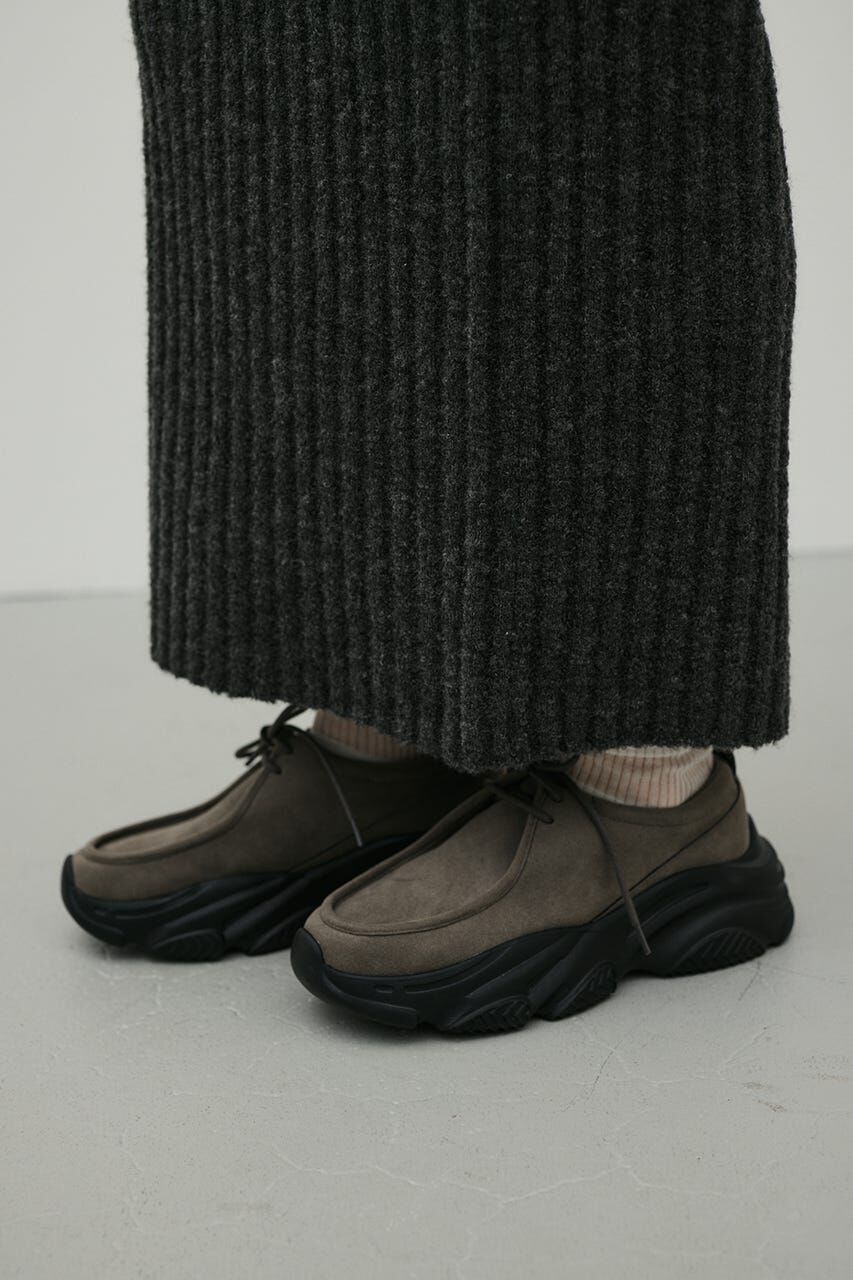 STYLEMIXER「プラットフォームモカシンローファー」|ローファー|GRY