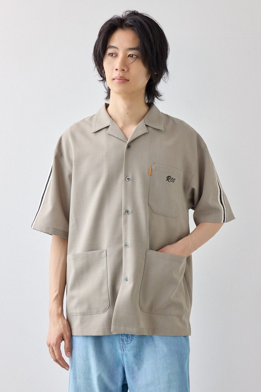 RODEO CROWNS「DRYNE Tech トラックシャツ」|シャツ・ブラウス|L/BEG1