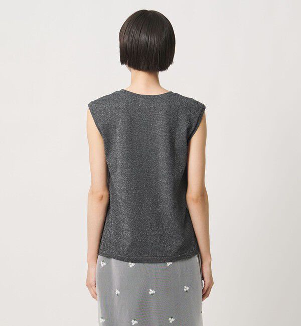 UNITED ARROWS「ラメ テンジク ノースリーブ カットソー」|Tシャツ・カットソー|