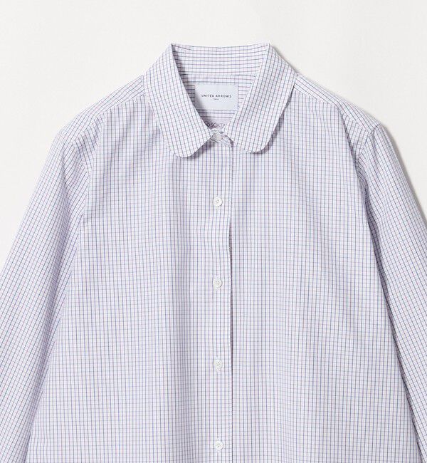 UNITED ARROWS「SOKTAS ラウンドカラー シャツ」|シャツ・ブラウス|