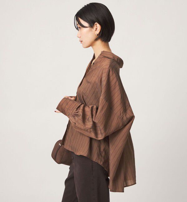 UNITED ARROWS green label relaxing「【結論シリーズ】ミルフィーユタックシャツ」|シャツ・ブラウス|