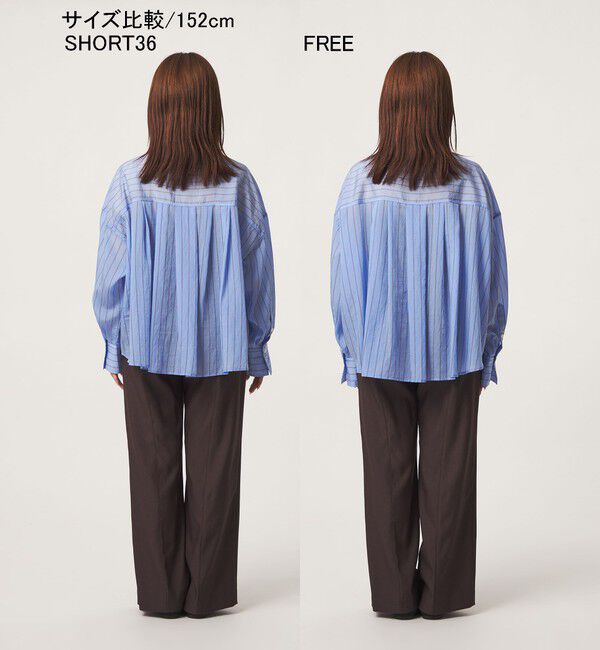 UNITED ARROWS green label relaxing「【結論シリーズ】ミルフィーユタックシャツ」|シャツ・ブラウス|