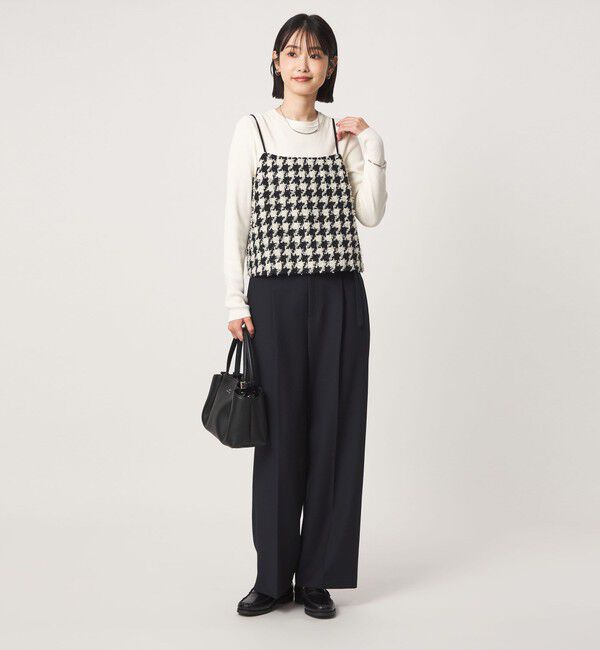 UNITED ARROWS green label relaxing「ファンシー チドリ ツイード キャミソール」|キャミソール|