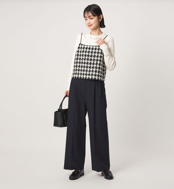 UNITED ARROWS green label relaxing「ファンシー チドリ ツイード キャミソール」|キャミソール|
