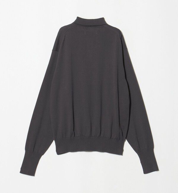 UNITED ARROWS green label relaxing「FINE BASIC アメリカンシーアイランドコットン 長袖 ニットポロシャツ」|ニット・セーター|