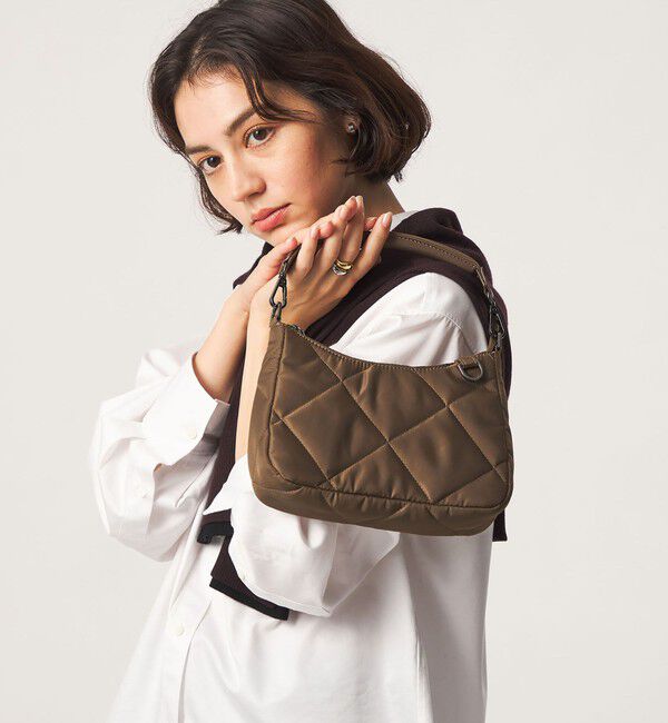UNITED ARROWS green label relaxing「＜PARTE＞キルティング 2WAYバッグ MINI / ハンドバッグ / ショルダーバッグ はっ水」|ショルダー・メッセンジャー|MOCA