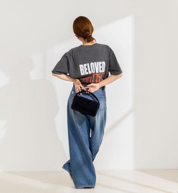 Rie Miller「《4サイズ展開》【RM denim】ルーズワイドデニム」|デニム|