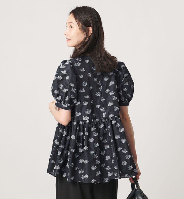 UNITED ARROWS「ブーケ カットジャガード ブラウス」|シャツ・ブラウス|