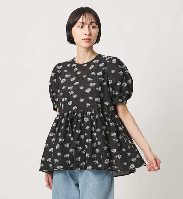 UNITED ARROWS「ブーケ カットジャガード ブラウス」|シャツ・ブラウス|その他1