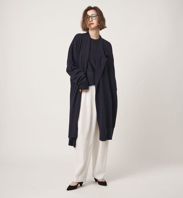 conte「＜conte＞アシンメトリー ラップワイドパンツ WHITE」|その他|