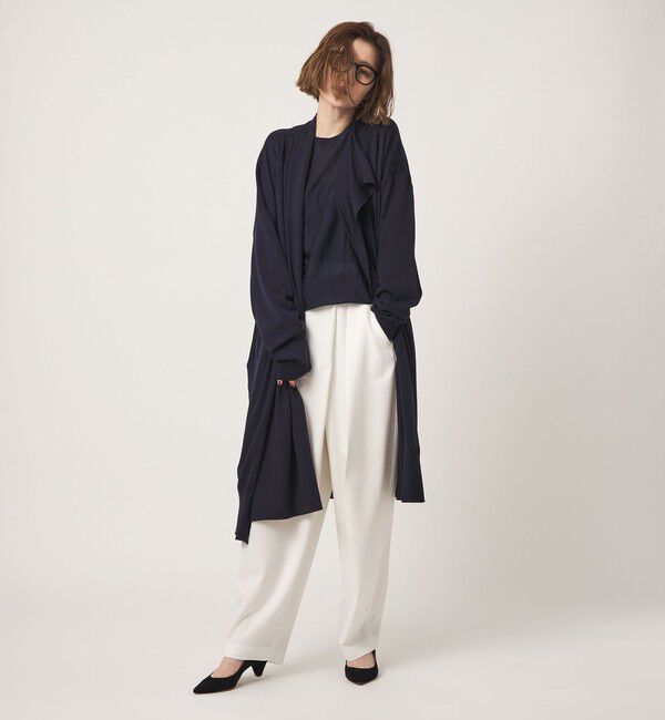 conte「＜conte＞アシンメトリー ラップワイドパンツ WHITE」|その他|
