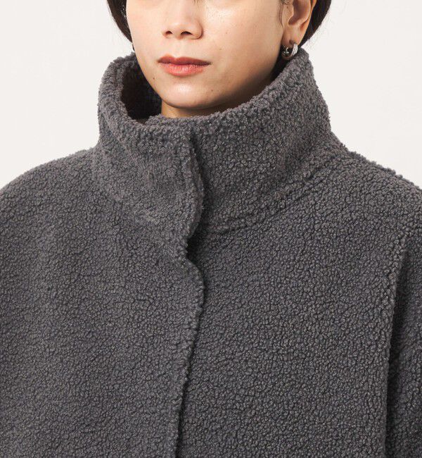UNITED ARROWS green label relaxing「［size SHORTあり］ボア スタンドカラー ブルゾン」|ブルゾン・スタジャン|