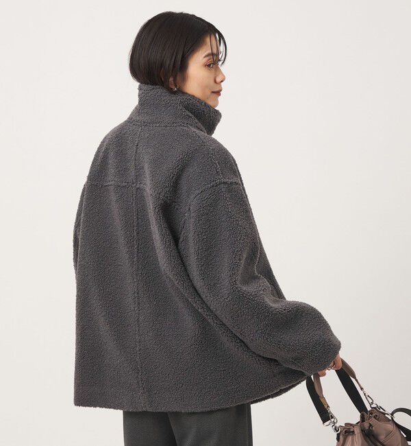UNITED ARROWS green label relaxing「［size SHORTあり］ボア スタンドカラー ブルゾン」|ブルゾン・スタジャン|