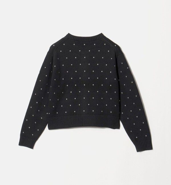 BEAUTY&YOUTH UNITED ARROWS「メタルパーツ クルーネック カーディガン ウォッシャブル」|カーディガン|