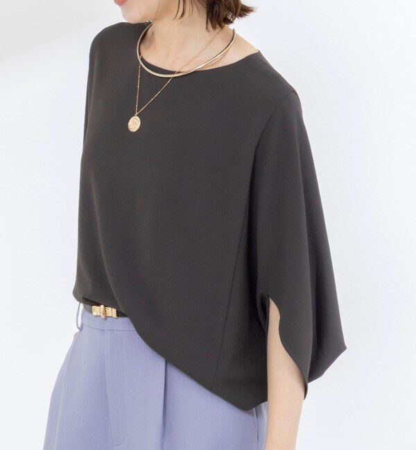 NOLLEY'S「【WEB限定】ウォッシャブルジョーゼットコクーンブラウス」|シャツ・ブラウス|