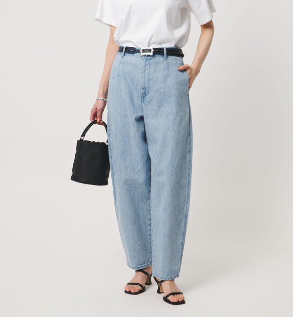 UNITED ARROWS「カーブ デニムパンツ」|デニム|LT.BLUE