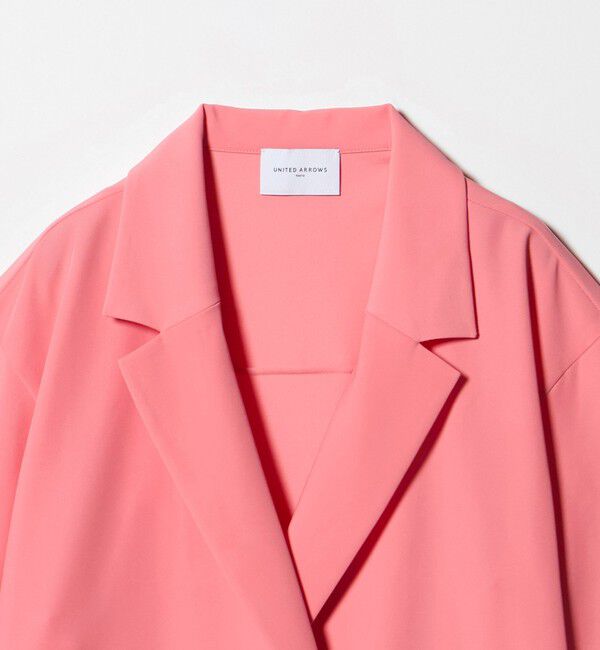 UNITED ARROWS「ツイル ハーフスリーブ シャツ ジャケット ‐ストレッチ 防シワ 接触冷感‐」|シャツ・ブラウス|