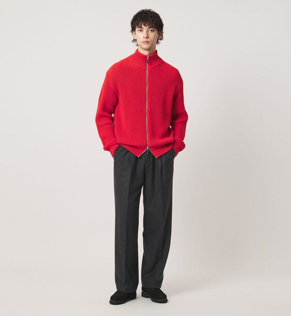 UNITED ARROWS「＜Cellar Door＞フランネル ワイド イージースラックス」|スラックス|