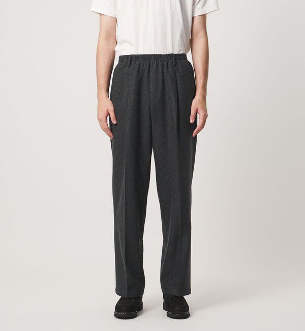UNITED ARROWS「＜Cellar Door＞フランネル ワイド イージースラックス」|スラックス|