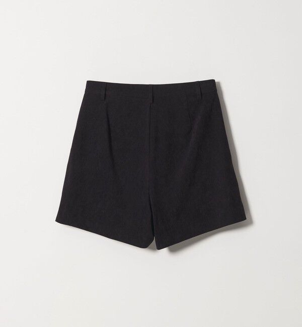 conte「＜conte＞スエードライク タック ショートパンツ」|キュロット|