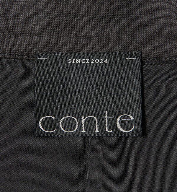 conte「＜conte＞スエードライク タック ショートパンツ」|キュロット|