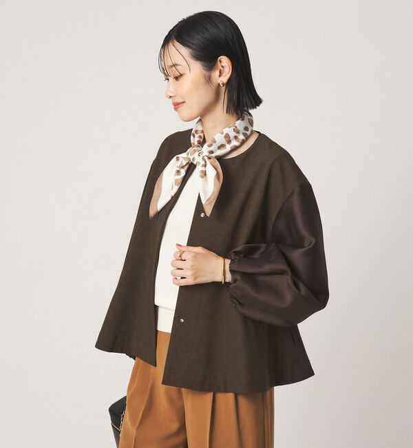 UNITED ARROWS green label relaxing「［size SHORTあり］fleurie(フルリー) フォルム ジャケット」|ノーカラージャケット|