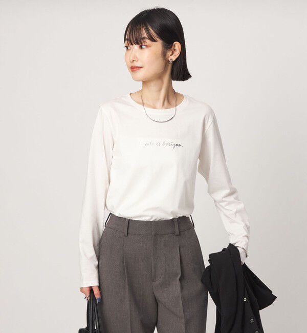 UNITED ARROWS green label relaxing「ロゴ  ロングスリーブ カットソー」|Tシャツ・カットソー|その他2