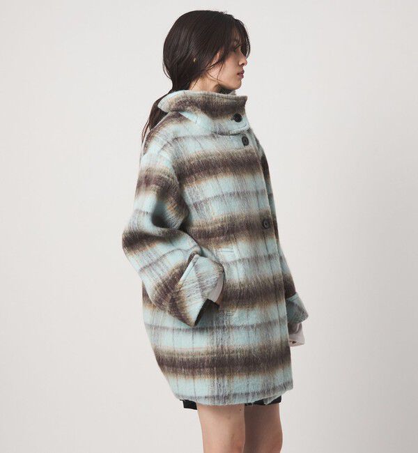 EMMEL REFINES「＜EMMEL REFINES＞EM シャギー チェック ミディアム コート」|その他|