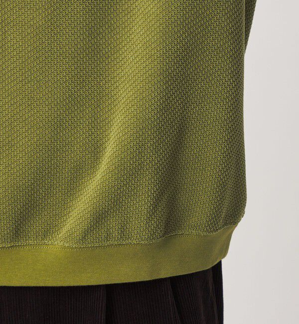 UNITED ARROWS green label relaxing「モール ジャガード クルーネック 長袖 カットソー」|Tシャツ・カットソー|