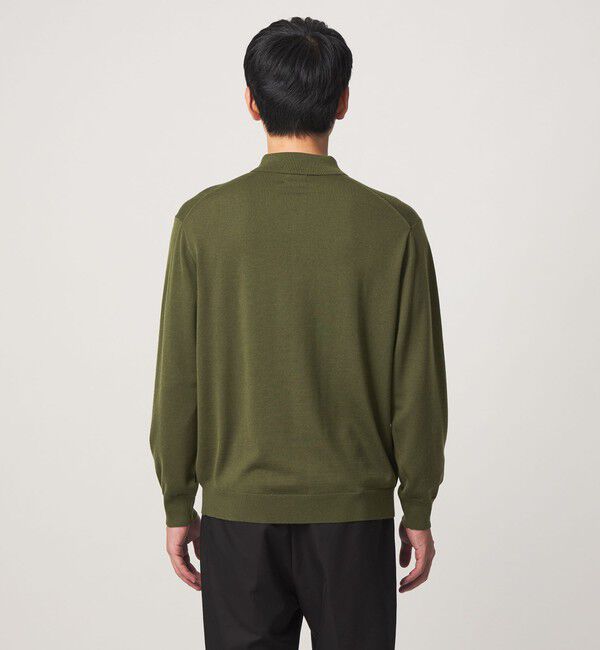 UNITED ARROWS green label relaxing「SUPER 120S ハイゲージ ニット ポロシャツ」|ニット・セーター|