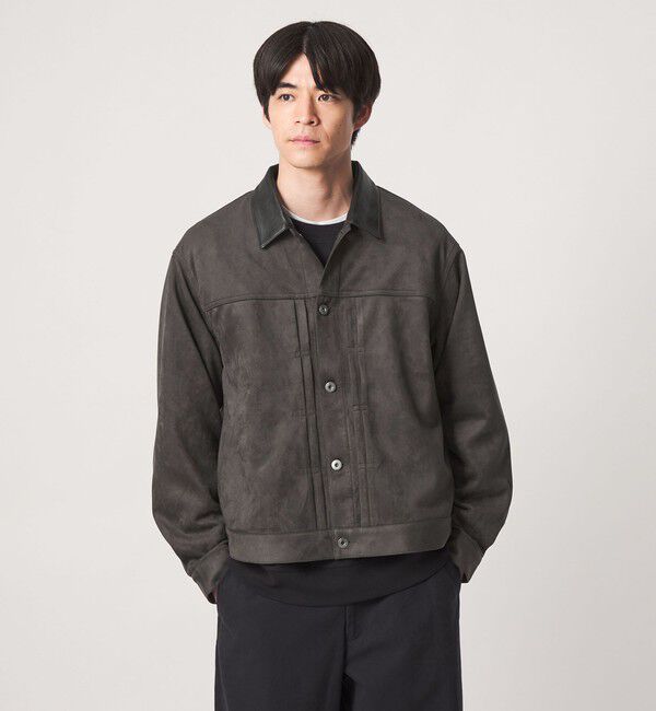 UNITED ARROWS green label relaxing「スエードライク ファーストタイプ ジャケット」|その他|