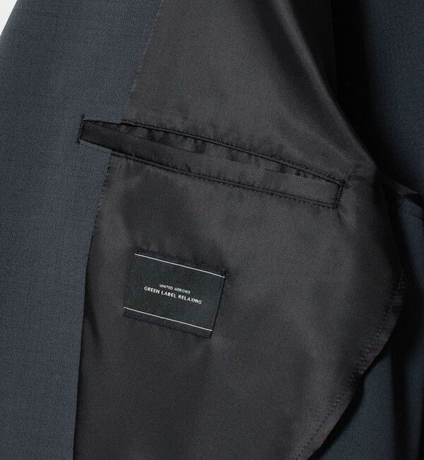 UNITED ARROWS green label relaxing「ダブルクロス ルーズ ジャケット -2WAYストレッチ-」|テーラードジャケット|