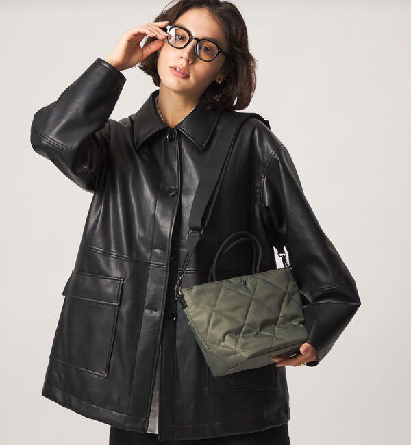UNITED ARROWS green label relaxing「＜PARTE＞キルティング 2WAYバッグ / トートバッグ / ショルダーバッグ はっ水」|トートバッグ|