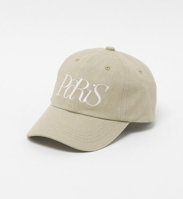 NICE WEATHER「＜NICE WEATHER＞PARIS キャップ 2」|キャップ・キャスケット|BEIGE