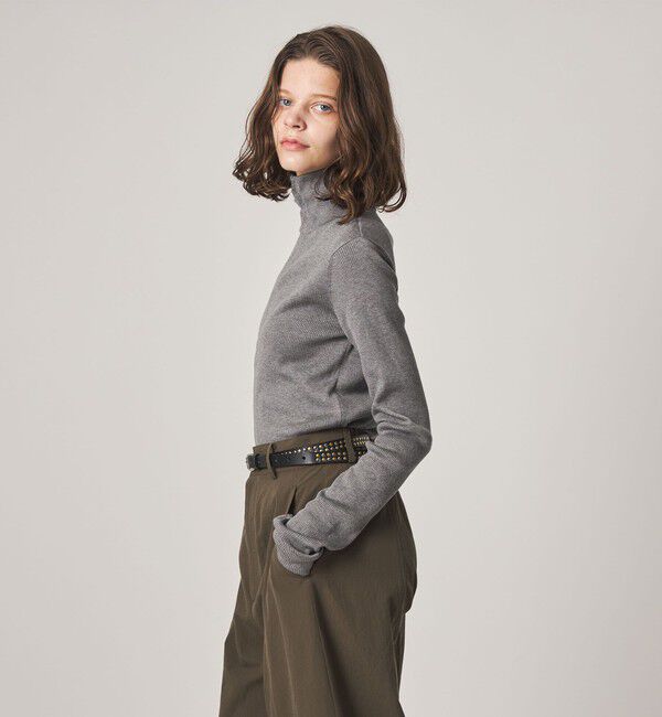 STEVEN ALAN「＜Steven Alan＞リブ ジップアップ プルオーバー」|カーディガン|