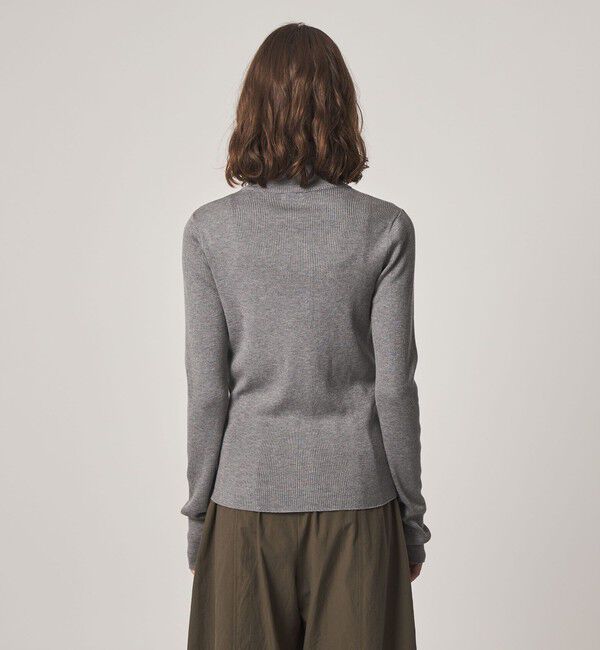 STEVEN ALAN「＜Steven Alan＞リブ ジップアップ プルオーバー」|カーディガン|