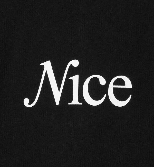 NICE WEATHER「＜NICE WEATHER＞NICE ロゴ ロング スリーブTシャツ」|Tシャツ・カットソー|