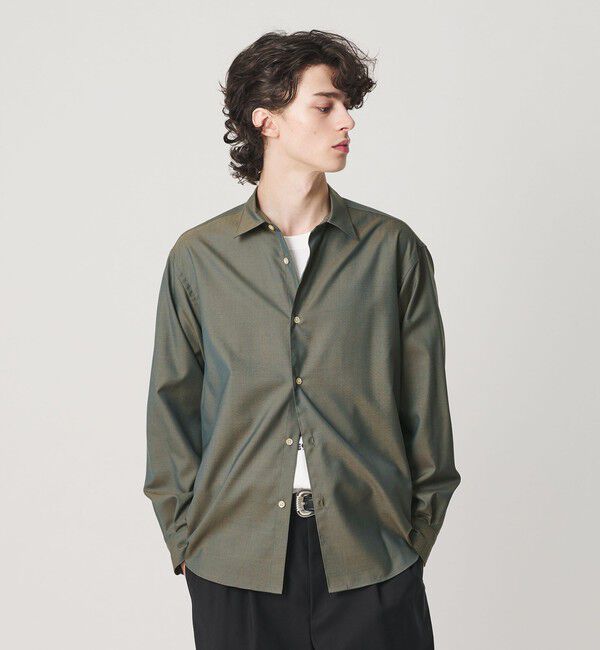 BEAUTY&YOUTH UNITED ARROWS「尾州 ウーステッド レギュラー シャツ GRANDE TAPERD型 ウォッシャブル MADE IN JAPAN」|シャツ・ブラウス|
