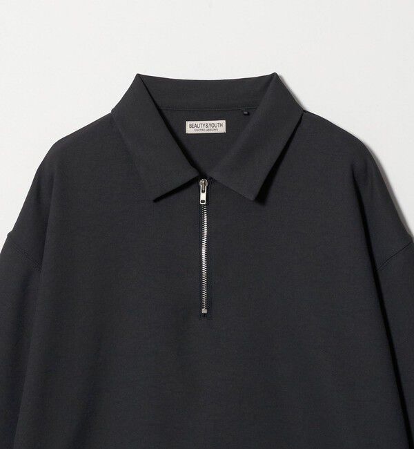 BEAUTY&YOUTH UNITED ARROWS「FUSION TWILL ハーフジップ カットソー UVカット タテヨコストレッチ 」|Tシャツ・カットソー|
