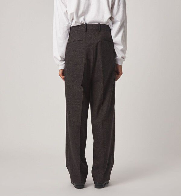 STEVEN ALAN「＜Steven Alan＞ ネップ ヘリンボーンツイード イン ツープリーツ ドレス トラウザーズ II」|スラックス|