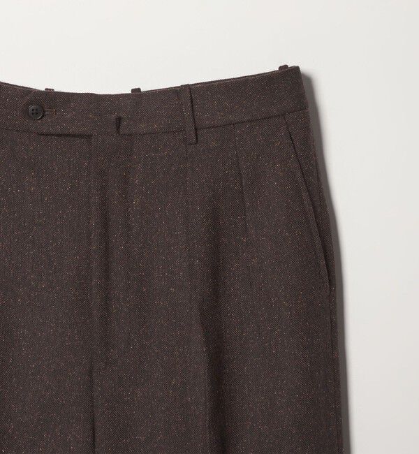 STEVEN ALAN「＜Steven Alan＞ ネップ ヘリンボーンツイード イン ツープリーツ ドレス トラウザーズ II」|スラックス|