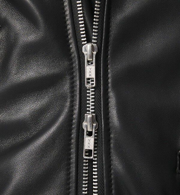BEAUTY&YOUTH UNITED ARROWS「【WEB限定 WARDROBE SMART】 シープ ダブル ライダースジャケット」|ライダースジャケット|