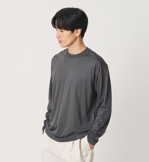 BEAUTY&YOUTH UNITED ARROWS「デオドラント プラチナ ポンチ クルーネック カットソー 抗菌防臭」|Tシャツ・カットソー|